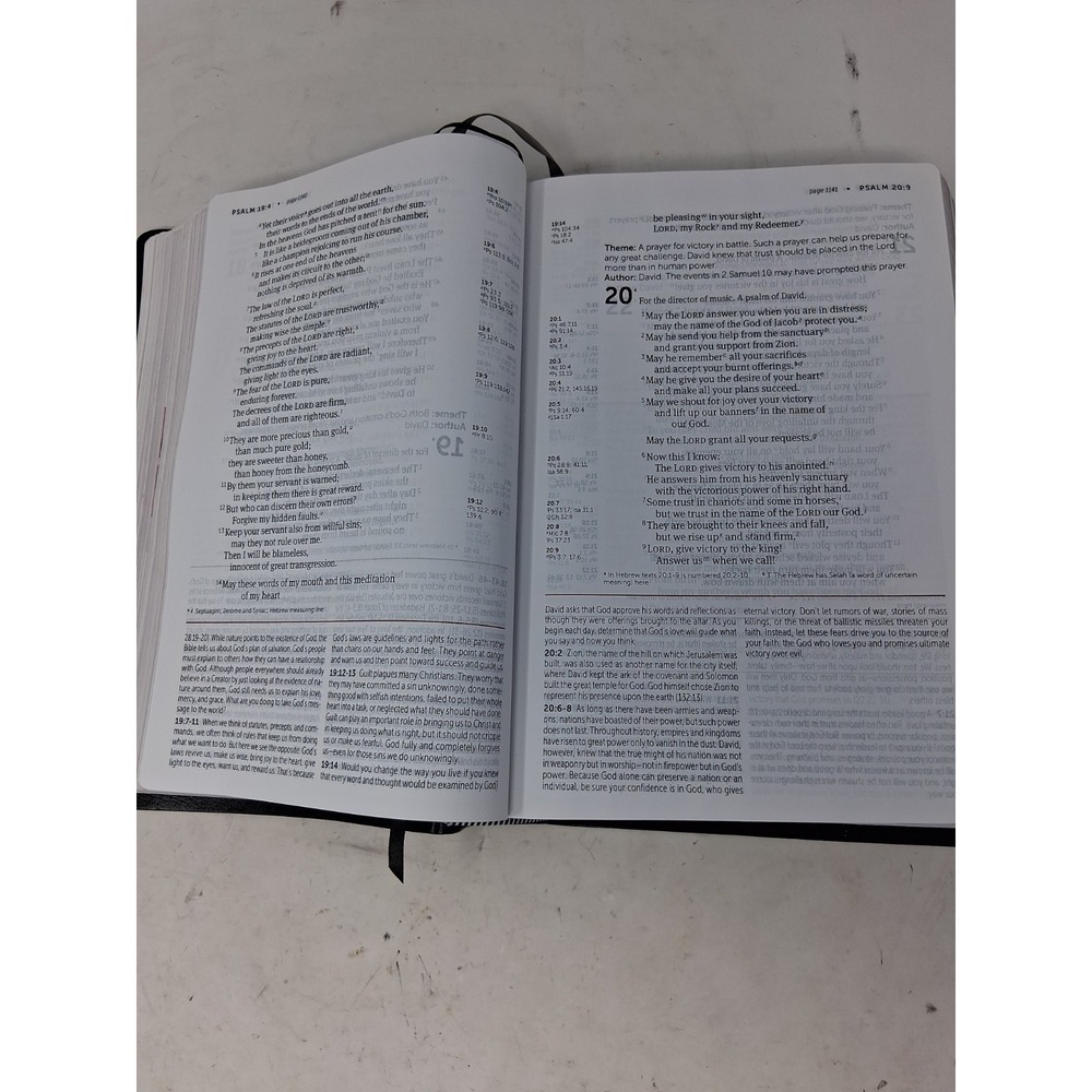 NIV Life Application Study Bible, 3rd Edition, Bonded Leather Black,  Large Txt - Picture 13 of 14